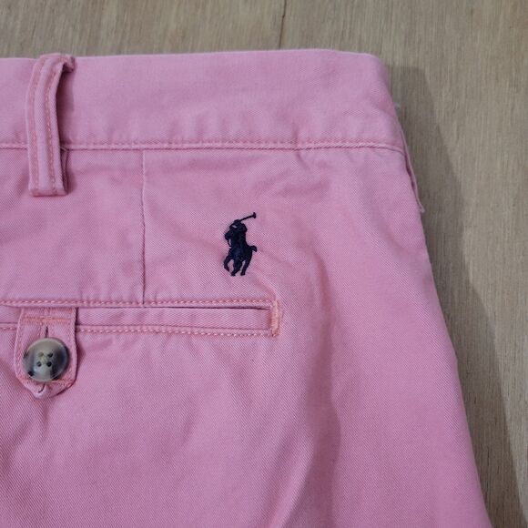 Polo Ralph Lauren Shorts Mens Size 42x9" Chino Golf Light Pink Stretch Pony - Picture 6 of 12